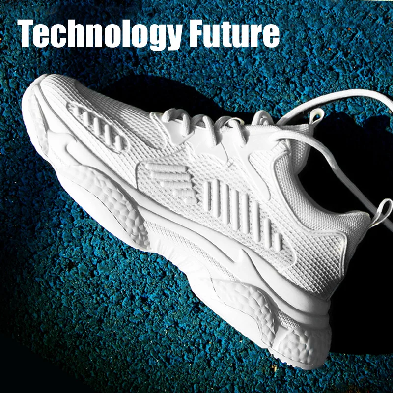 

Summer and Autumn Air-permeable Mesh Shoes Men's Sports Mesh Shoes Fashion Leisure Running Shoes Smell-proof Weave Running Shoes
