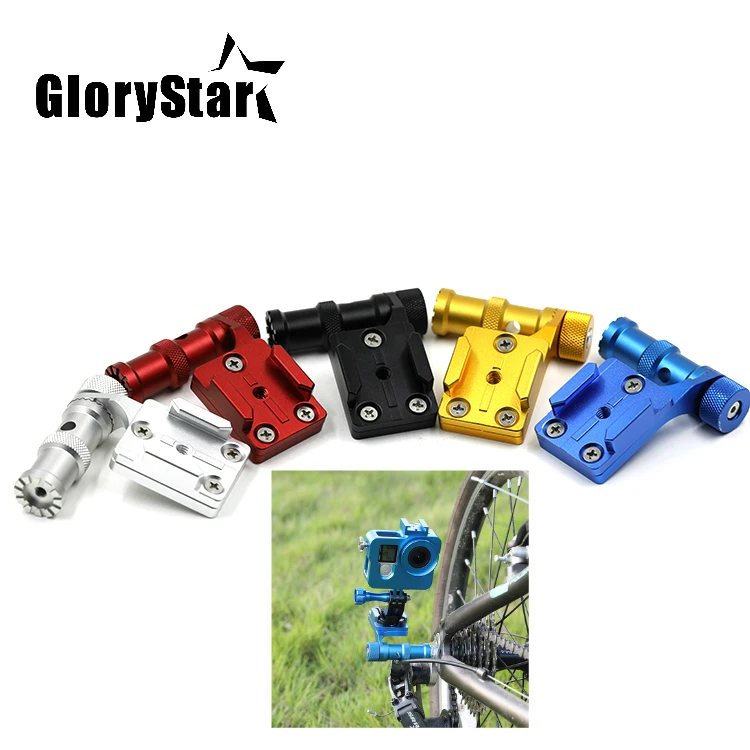 

Велосипедная подставка GloryStar, алюминиевая, с ЧПУ, для Gopro hero 876543S, OSMO, Xiaomi Yi, sj5000, Спортивная камера