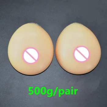 

Hot New Silicone Breast Form for Breast Cancer Teaching Teardrop Shape 500g/pair False Silicone Boobs Artificial Breast a Cup