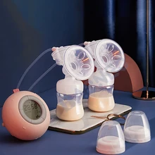 Bn elétrica bomba de leite extrator puxa sucção massagem anti-retrofluxo amamentação bebês recém-nascidos pós-parto suprimentos