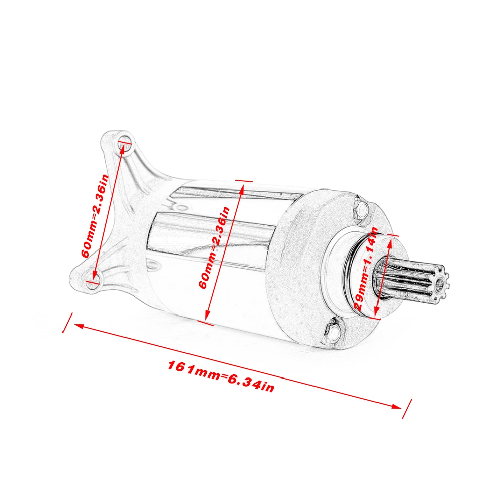 motor de arranque do motor elétrico da motocicleta para yamaha virago xvs xvs drag star