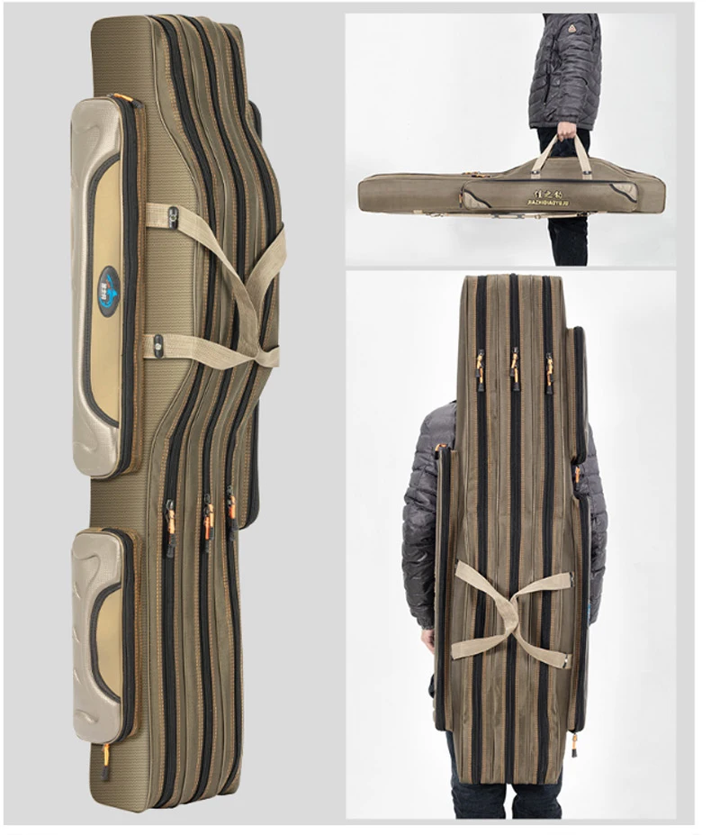 Sac De Rangement En Toile Pour Canne à Pêche Et équipement