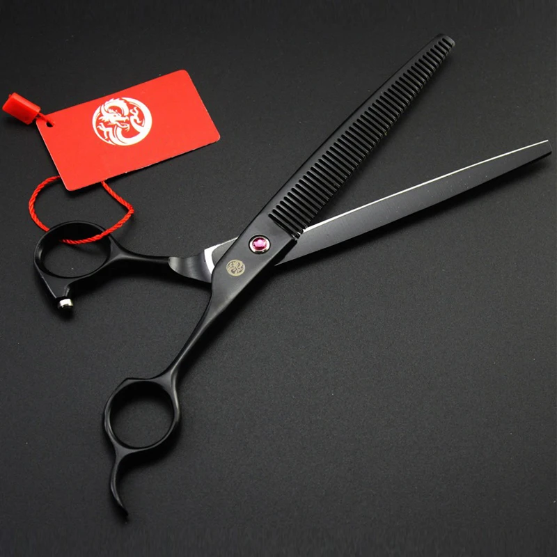 7.5 Inch Professional Pet Grooming Scissors Japan High Quality Cat Dog Thinning Shears Pets Haircut Tesoura de cabelo | Дом и сад