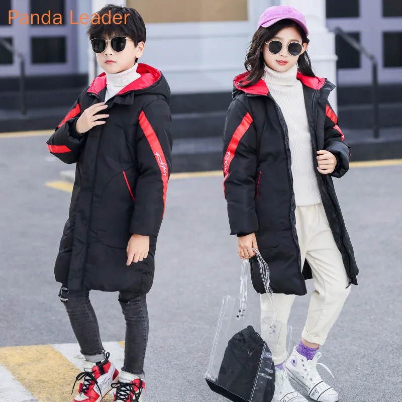 Jacket For Girls New Winter Children's Clothing Boys Hooded Parkas Girls Down Cotton Thicken Coat Outerwear Teenage Kid Clothes