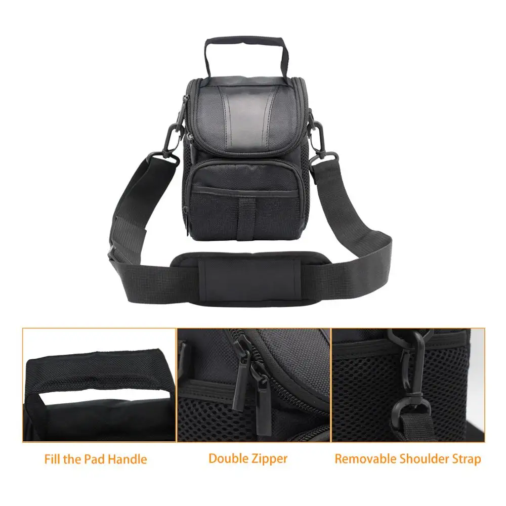 Camera Case Camera Lens Bag fosoto DSLR Camera Shoulder Bag Waterproof Case for Canon EOS 4000D 2000D 1500D 1300D 1200D 1000D 800D 760D 750D 700D 650D 450D