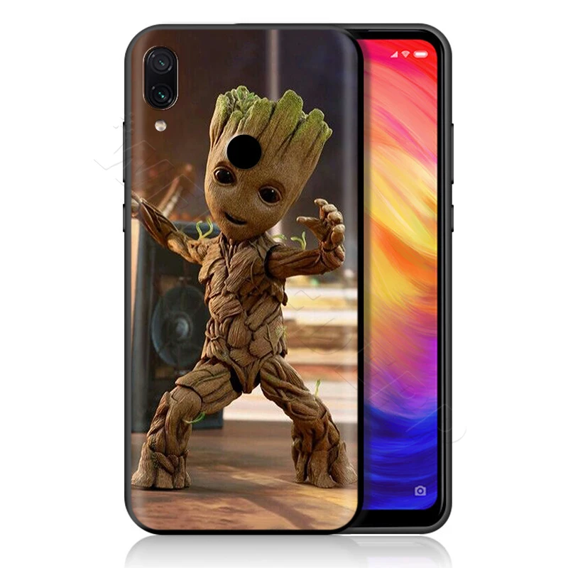 Хранители Groot чехол с принтом Marvel для спортивной камеры Xiao mi Red mi Note 8 mi, возраст 3, 6, 8, 9, A1 A2 A3 8A 6X9 T CC9 Lite SE Pro Max F1 10 - Цвет: 2