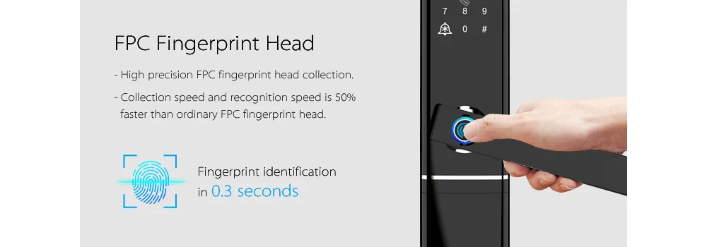 Wifi биометрический умный дверной замок с отпечатком пальца, приложение Tuya, кодовый ключ, интеллектуальный электронный замок с дверным звонком, из Beligum