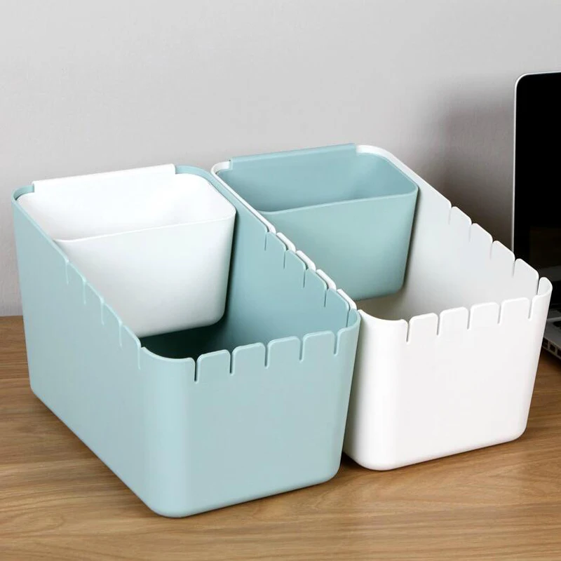 Desktop sorting bin household living room dry and wet separating paper basket creative | Дом и сад