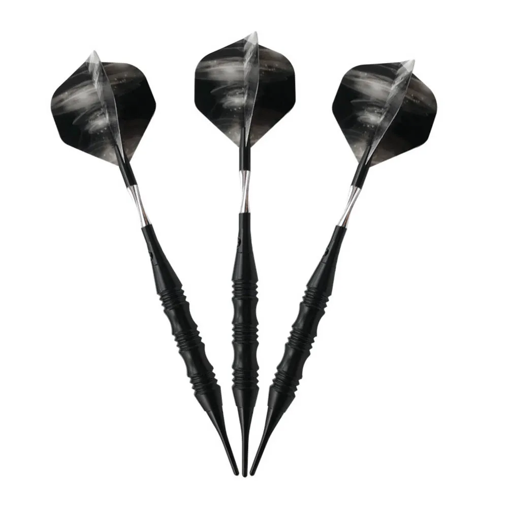 3Pcs 20g Professional Electronic Safe Darts Set Soft Plastic Tip Iron Barrel Aluminium Shaft Competition Training Dart