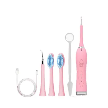 

Electric Calculus Remover Teeth Whitening Cleaning Dental Tartar Scraper Tooth Polisher Stain Eraser High Frequency Vibration