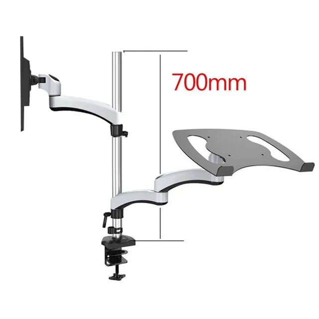 항공기 알루미늄과 냉간 압연 강으로 제작된 DL-LK112 알루미늄 LCD 모니터 마운트 스탠드
