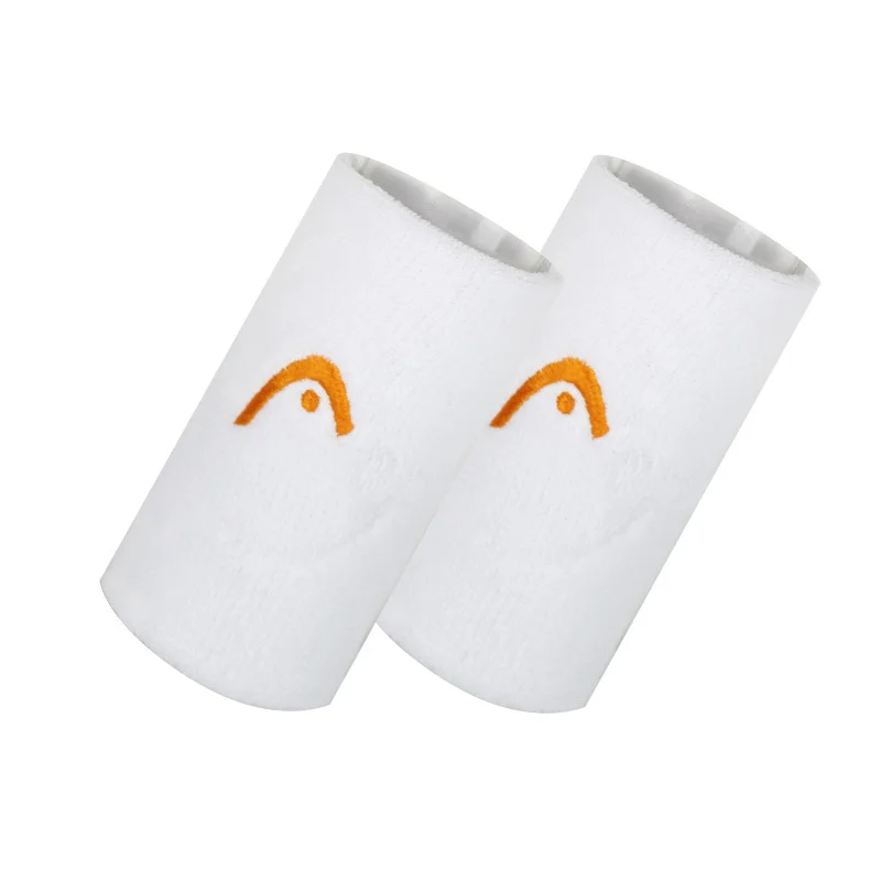 5 / 2.5 Inch Pair Of Original HEAD Tennis Wristband Badminton Sport Wristband Cotton Comfortable Sweat Wiping Non Slip