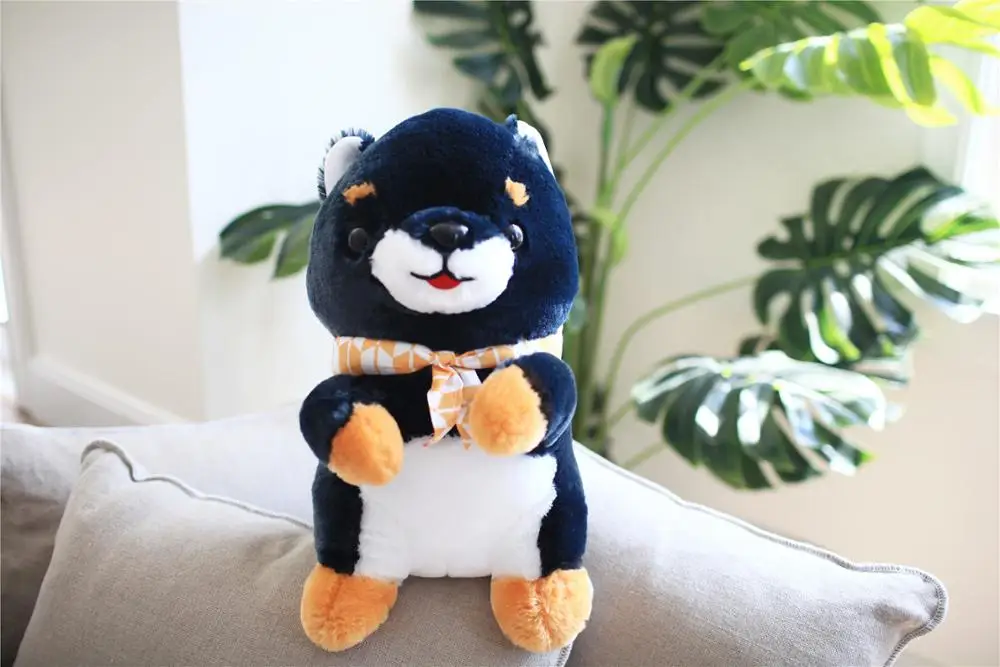 B Вт, 30 Вт, 40 см милый Косплей Shiba «Лисья Секретная служба»(Inu плюшевая игрушка мультфильм четыре братья Косплей Shiba собак Мягкие Животные для маленьких детей подарок на день рождения украшение дома - Цвет: B