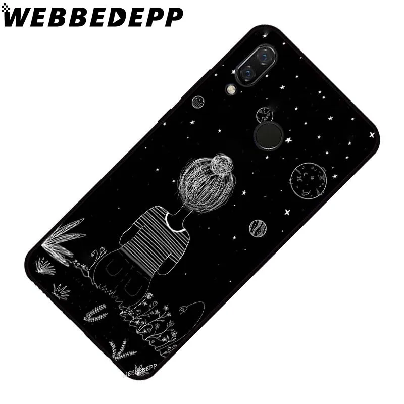 4 Мягкий чехол WEBBEDEPP Moon звезды планета для Xiaomi Redmi GO Note 4 4X5 6 pro 5A Prime 7 8 Pro - Цвет: 4
