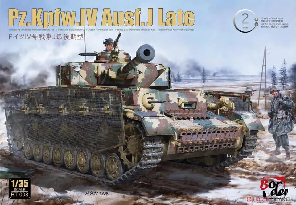 Border 1/35 весы Pz.Kpfw.IV Ausf.J.Late TANK Display Toy набор пластиковых моделей|Наборы для сборки
