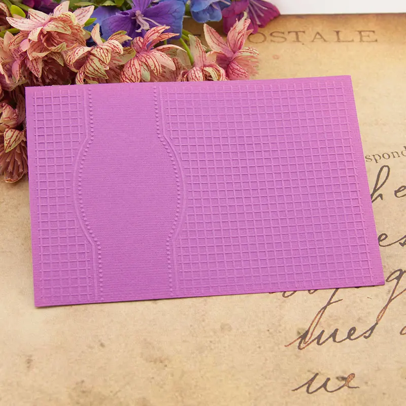 

Easter plastic square template craft card making paper card album wedding decoration Embossing folders