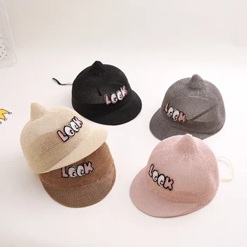 

Baby Hat Summer Cap Breathable Children Sun Hat Cute Straw Hat