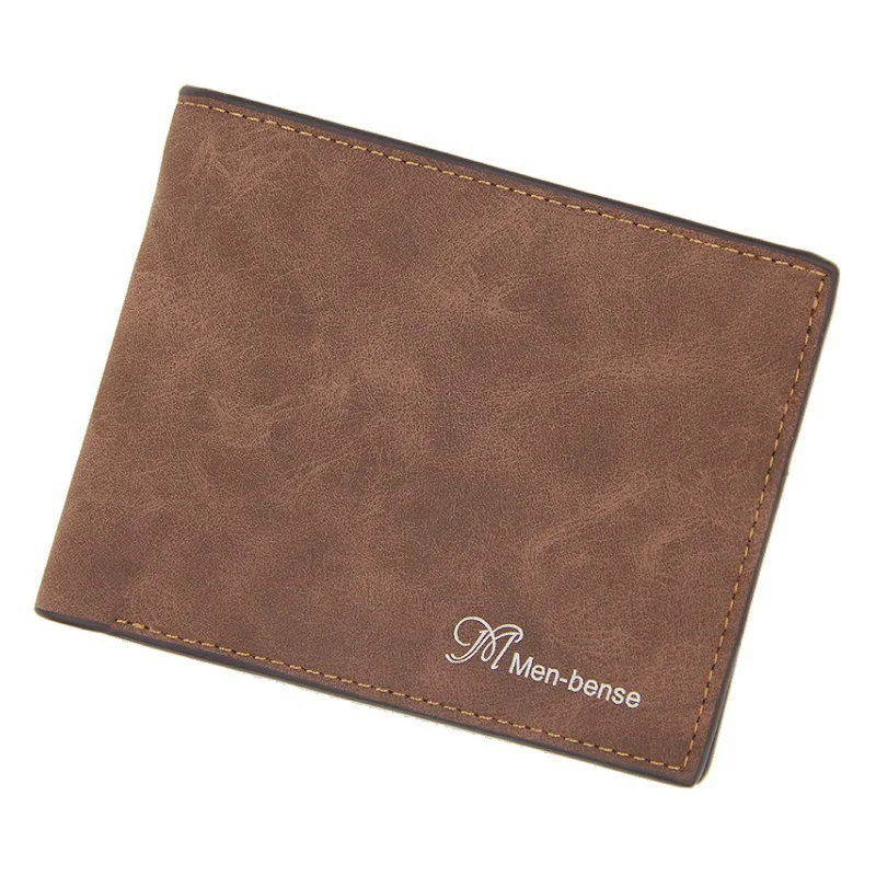 Men's Handmade Suede Bifold Wallet