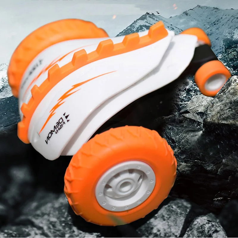 2.4G RC Stunt Car Double Sided Crawler Rock 360° Rotation Radio Wireless Drift Buggy Rechargeable Toys For Kids |
