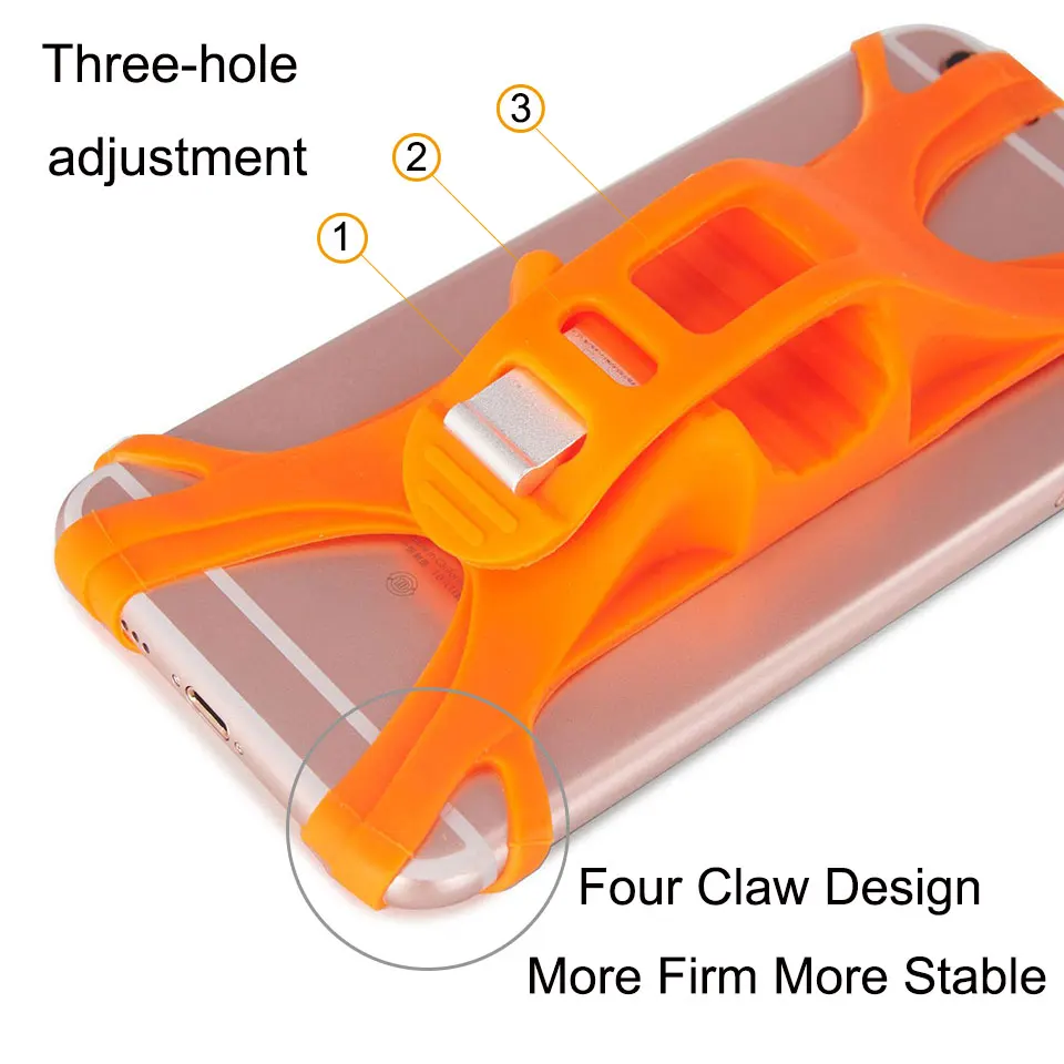 Универсальный силиконовый держатель для телефона на велосипед для смартфона, держатель для мобильного телефона, кронштейн для крепления на велосипед, gps подставка для велосипеда, мотоцикла, руль