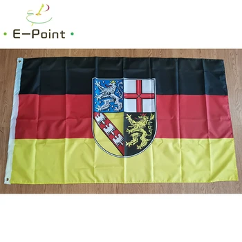

Germany State Flag of Saarland 3ft*5ft (90*150cm) Size Christmas Decorations for Home Flag Banner Gifts