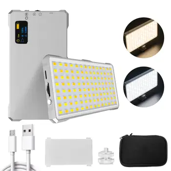 

Soonpho 112 Bi-color 3000K-5500K Mini Video LED Light Portable Fill Light Built-in Battery for Phone Camera Shooting Studio