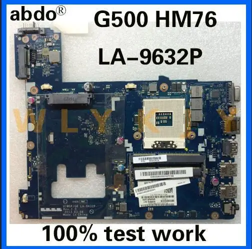 Материнская плата abdo VIWGP/GR LA-9632P для ноутбука Lenovo G500 материнская PGA989 HM76 DDR3 100%
