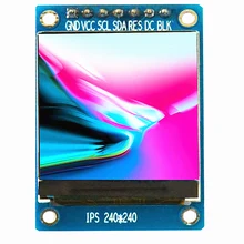 1,3 дюймов ips HD TFT ST7789 Водительская подушка безопасности 240*240 7PIN 4-провод последовательный порт SPI 3,3 V 12PIN для raspberry pi uno r3