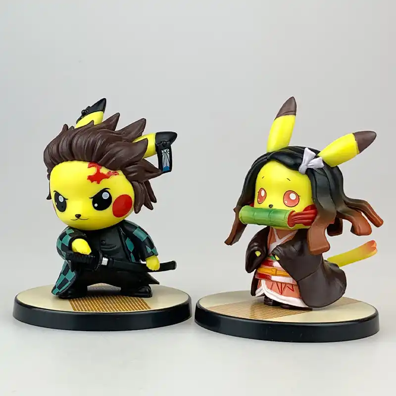 ポケモンアニメフィギュア玩具かわいい子供のギフトq人形男の子着物ポケモンnezukoケーキ装飾アニメフィギュアのおもちゃ女の子 Null Aliexpress