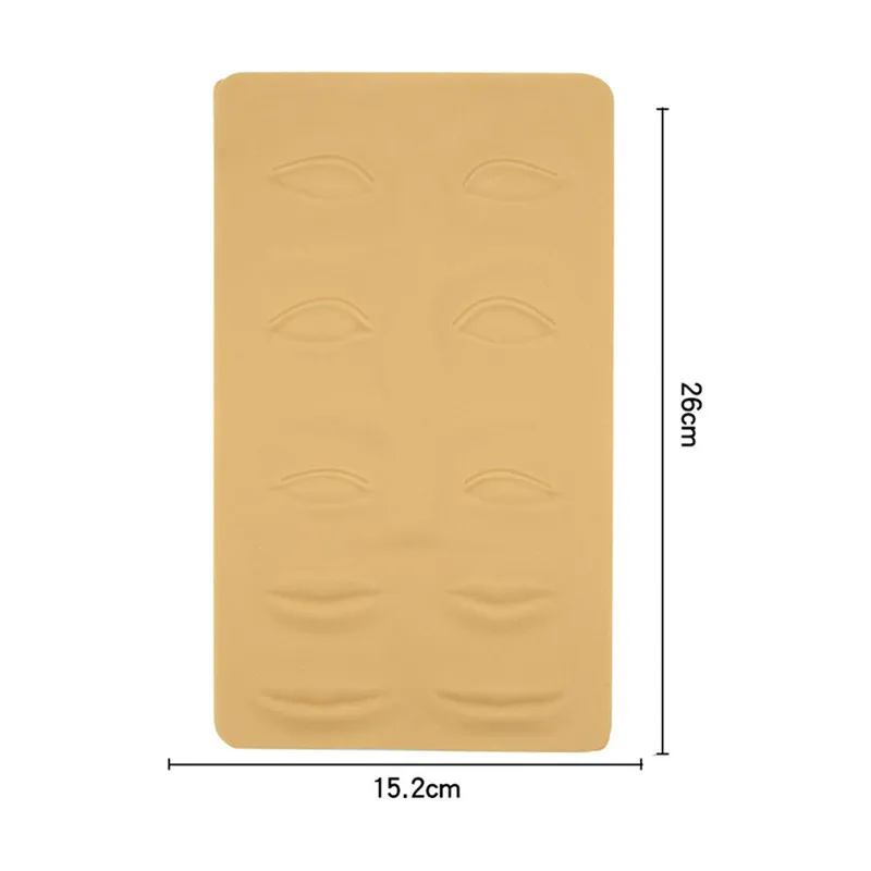 1 шт 3D высокое качество силиконовый тренировка кожи Перманентная поддельная бровь кожи татуировки практика кожи для макияжа