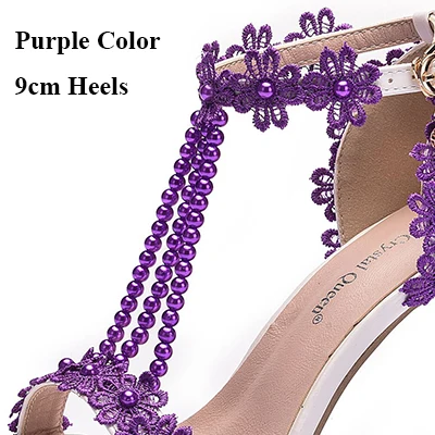 Heels Aquazzura Purple size 37.5 EU in Suede - 36812394