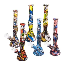 Cachimba de silicona de 30cm de alta calidad, pipa creativa para fumar, Shisha, accesorios, pipa de humo, jarrón, decoración del hogar, regalo, envío gratis