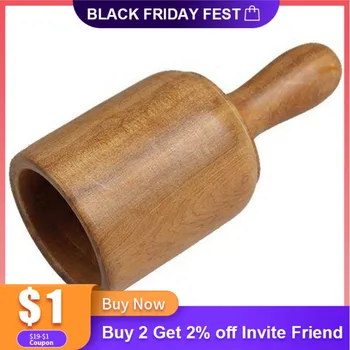 

2020 New Fragrant Wood 1Pcs Cups Therapy Body Cupping Massage Set Acupuncture Vacuum Stress Relief Health Care Wooden Massager