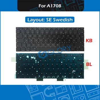 New A1708 Keyboard SE Swedish Layout For Macbook Pro Retina 13" Late 2016 Mid 2017 keyboard Replacement + Backlight
New A1708 Keyboard SE Swedish Layout For Macbook Pro Retina 13" Late 2016 Mid 2017 keyboard Replacement + Backlight