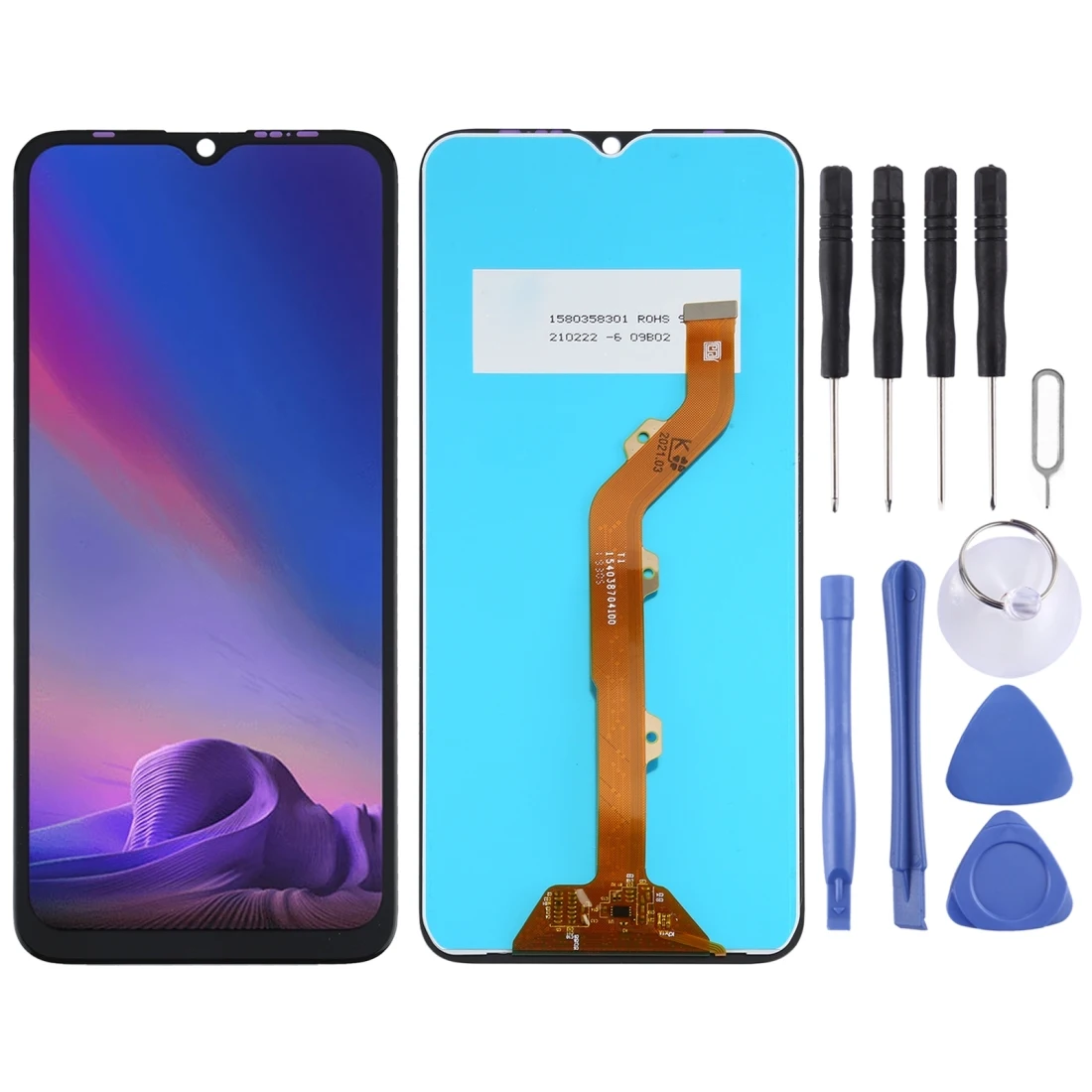 

iPartsBuy for Tecno Camon 12 LCD Screen and Digitizer Full Assembly