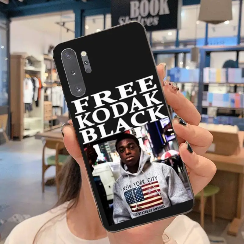 HPCHCJHM Kodak Black Rapper Phone Case Cover For Samsung Note 7 8 9 10 pro Galaxy J7 J8 J6 Plus 2018 Prime