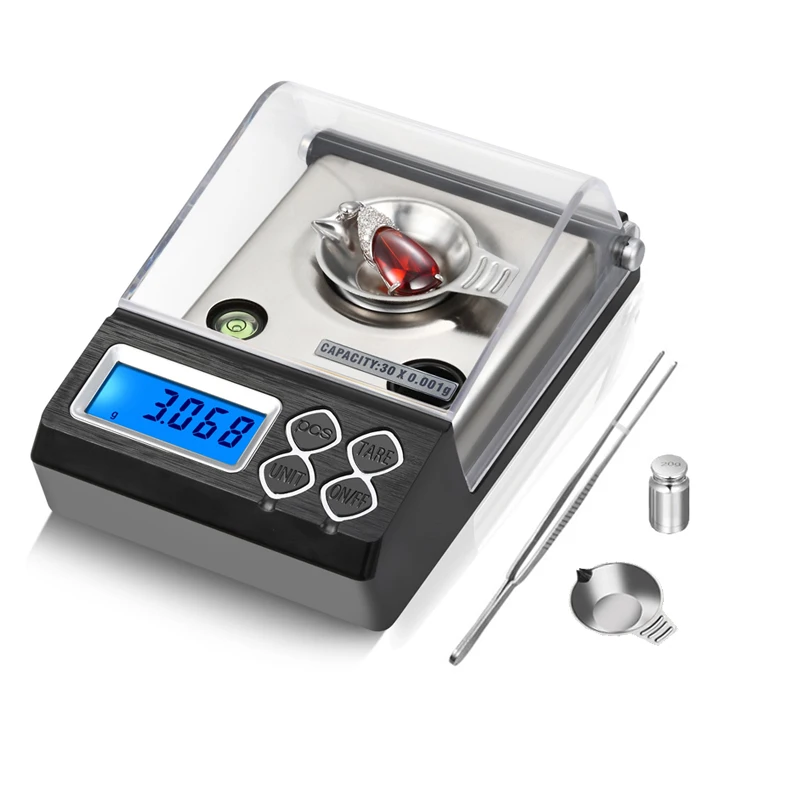 10kg 1g Portable LCD Electronic Scale Herb Food Home Kitchen Weighing Scale FG#1