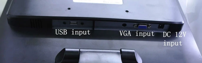 Гарантия 1 год 17 дюймов lcd TFT 4:3 1024*768 VGA DVI dc12v вход 4/5 провод USB RS232 резистивный сенсорный экран для pos-терминала - Цвет: USB