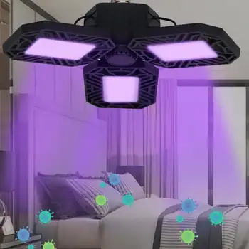 

2 in 1 UVC Germicidal Lamp Disinfection Lighting Lamp Remote Control E27 Indoor LED UV Sterlizer Disinfection Lamp Mite Light