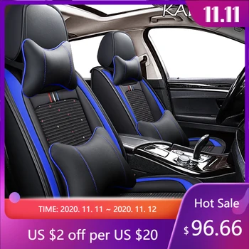 

KADULEE Ice silk car seat covers for volkswagen all models vw polo passat b6 b7 b8 golf 5 6 7 touran touareg tiguan car seats