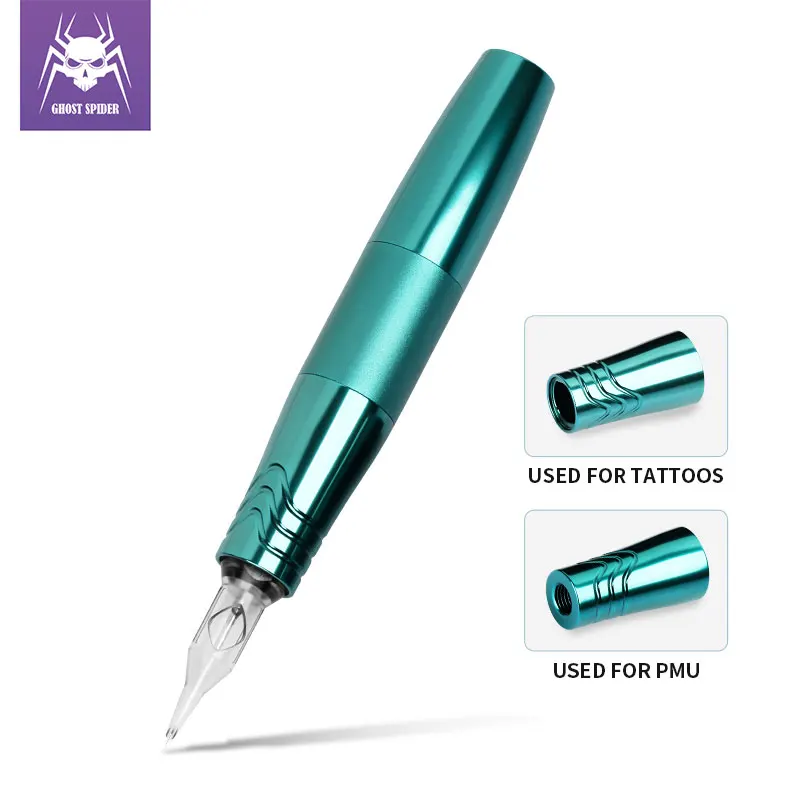 GHOST-tatuaje de araña permanente, pluma de maquillaje, tatuaje de cejas, máquina de arte corporal, máquina permanente para SMP y cuero cabelludo