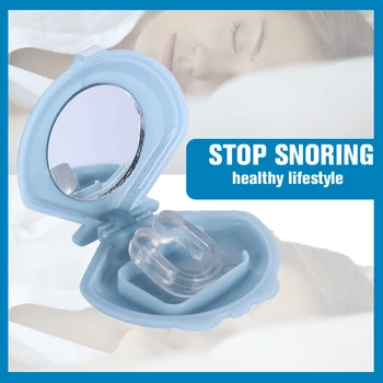 

Mini Anti Snoring Nose Clip for Sleep Snoring Snore Stopper Anti Snore Device Stop Snoring Device Guard Night Nasal Dilators