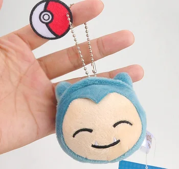 

7CM Pikachued Plush Stuffed Toy Doll Kid's Party Keychain Gift Plush Toys Decor Pendan