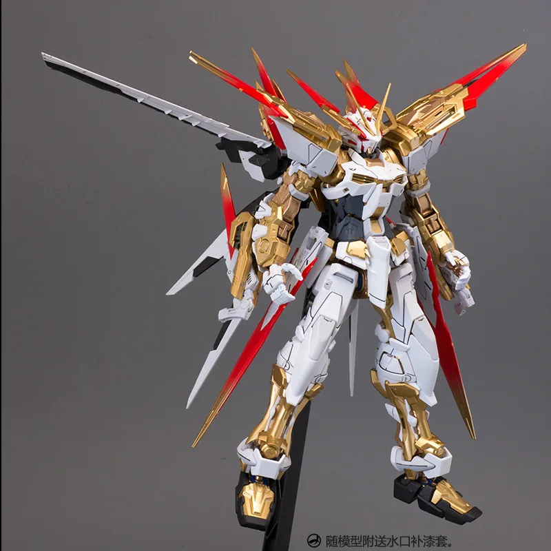 BANDAI MG 1/100 MBF-P03D Gundam с голубой рамкой D титановый сплав окраска Mg Фигурки игрушки Рождественский подарок игрушки