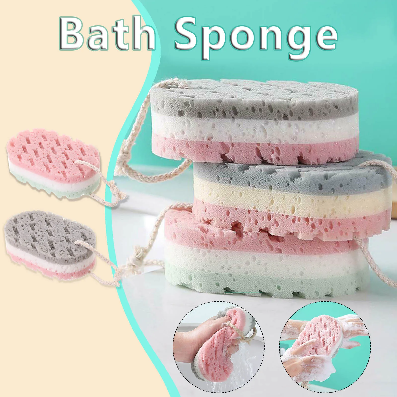 Bath Sponge Body Dead Skin Remover Exfoliating Massager Sponge Brush Bath Sponge Aliexpress