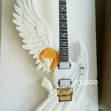 Бренд ручной резной электрогитары с новым дизайном ангела