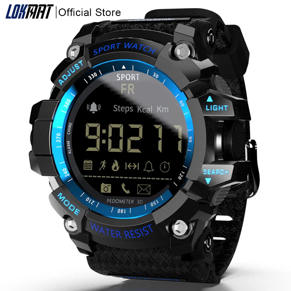  LOKMAT Smart Watch bluetooth digital men clock Pedometer smartwatch Waterproof IP67 Sport For ios A - 32804543757