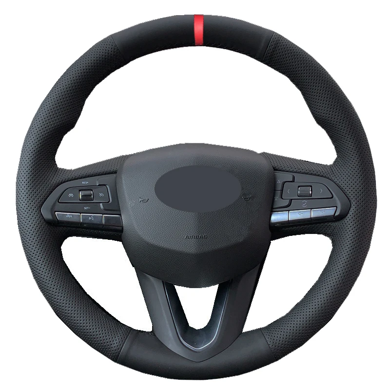 Lenkradbezug Für Ford Mondeo Mk4 - Schwarz Mikrofaser