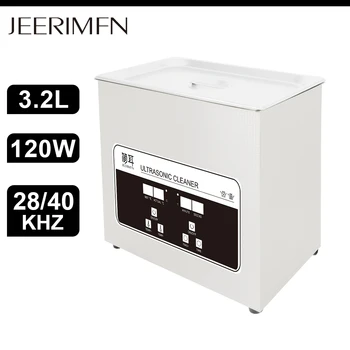 

3.2L Digital Ultrasound Cleaner Degreaser Stainless Steel Timer Heater Car Gear Parts Hardware Mold PCB Ultra Sonic Washer Bath