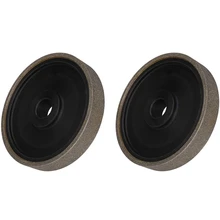 Roue de meulage pour bijoux lapidaires en diamant, 2x6 pouces, pour gemme, granit, verre, pierre, marbre, 1000 et 2000